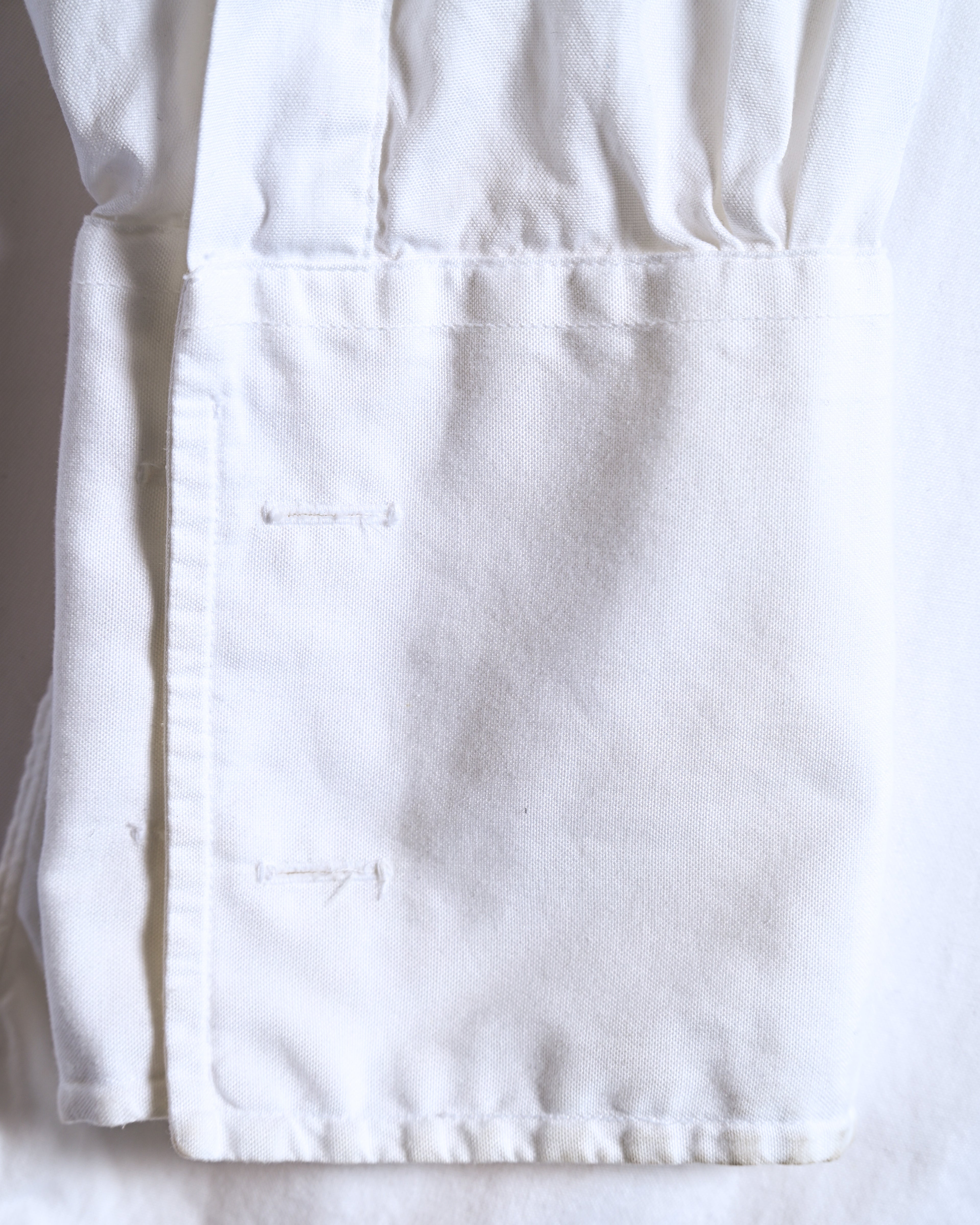 BROOKS BROTHERS/ Relax Fit Cotton French Cuff Shirt White