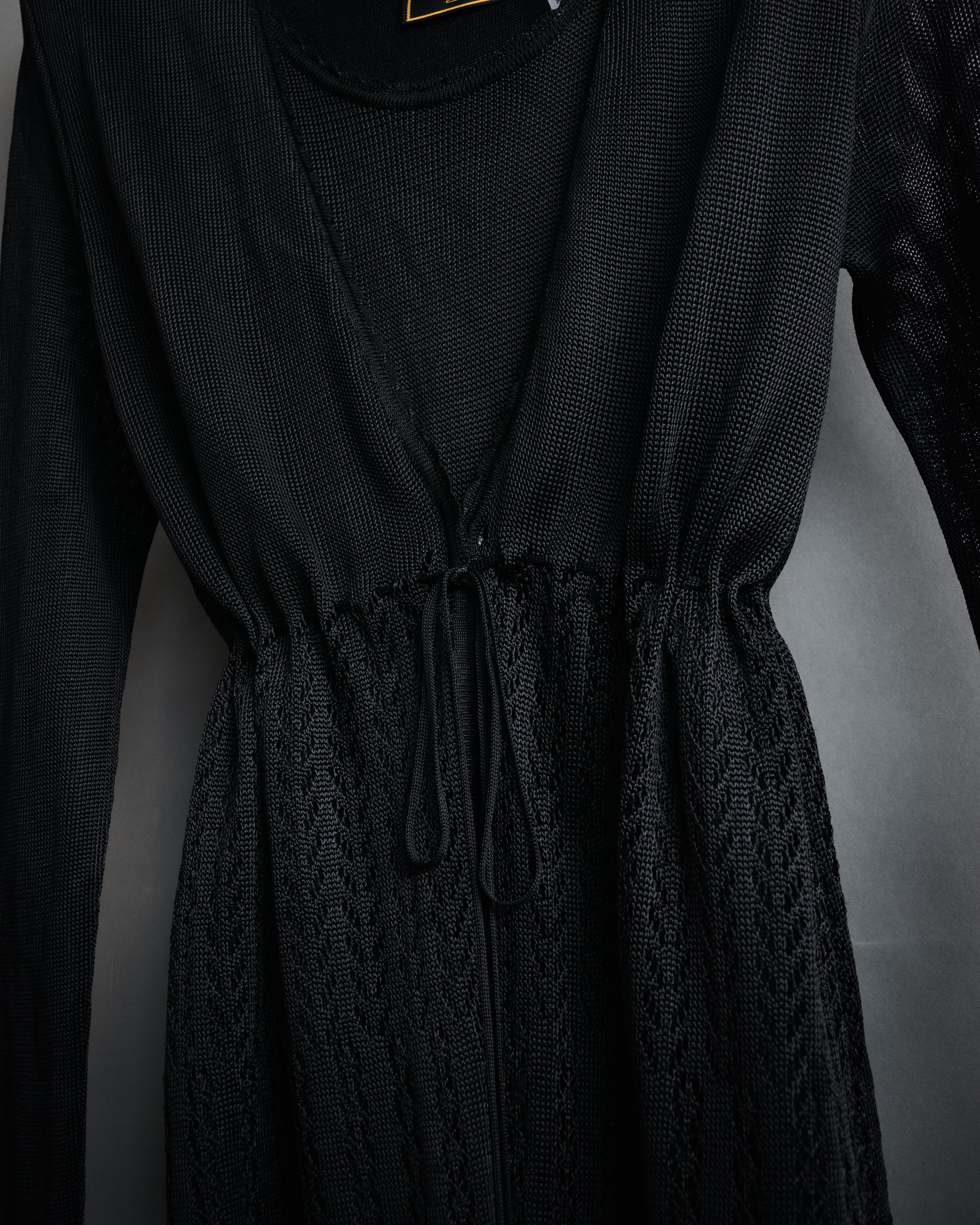 “FENDI” 90’s-00’s Openwork knit ensemble