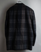 “COMME des GARÇONS HOMME”
88AW Boxy plaid tailored jacket