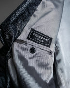 Vintage lapel design tailored jacket