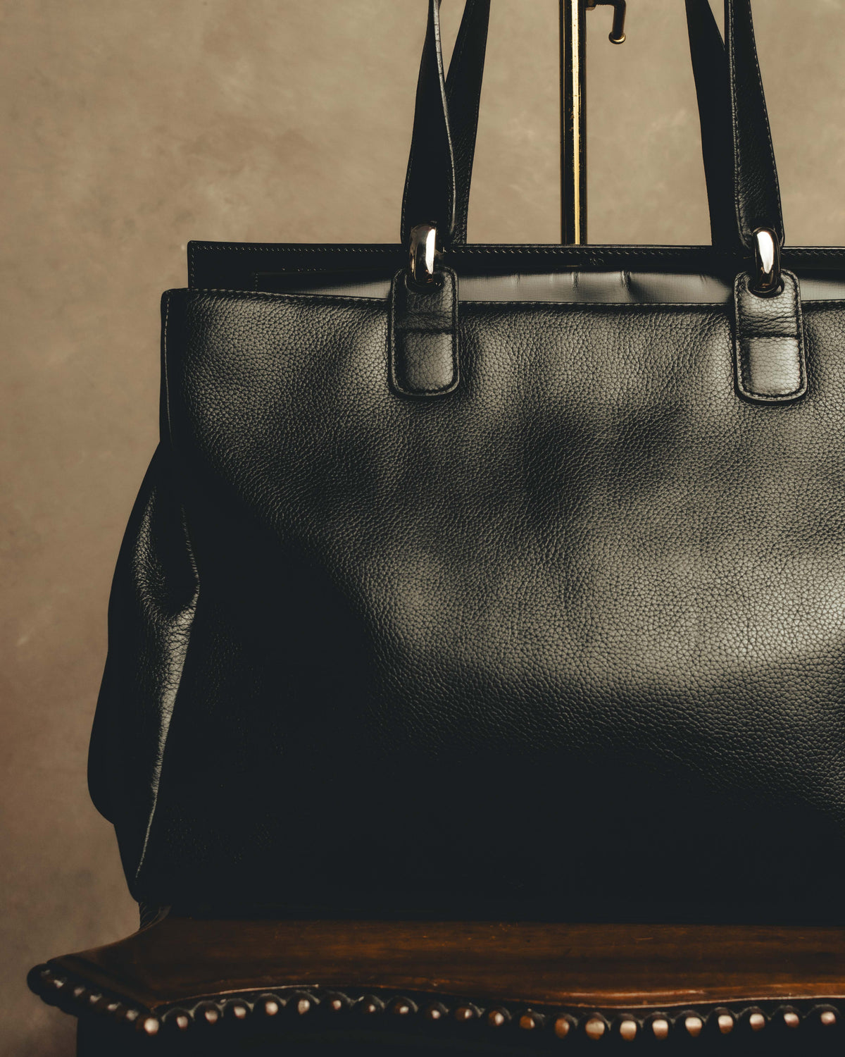 "LOEWE" 90's-00's Classic leather tote bag