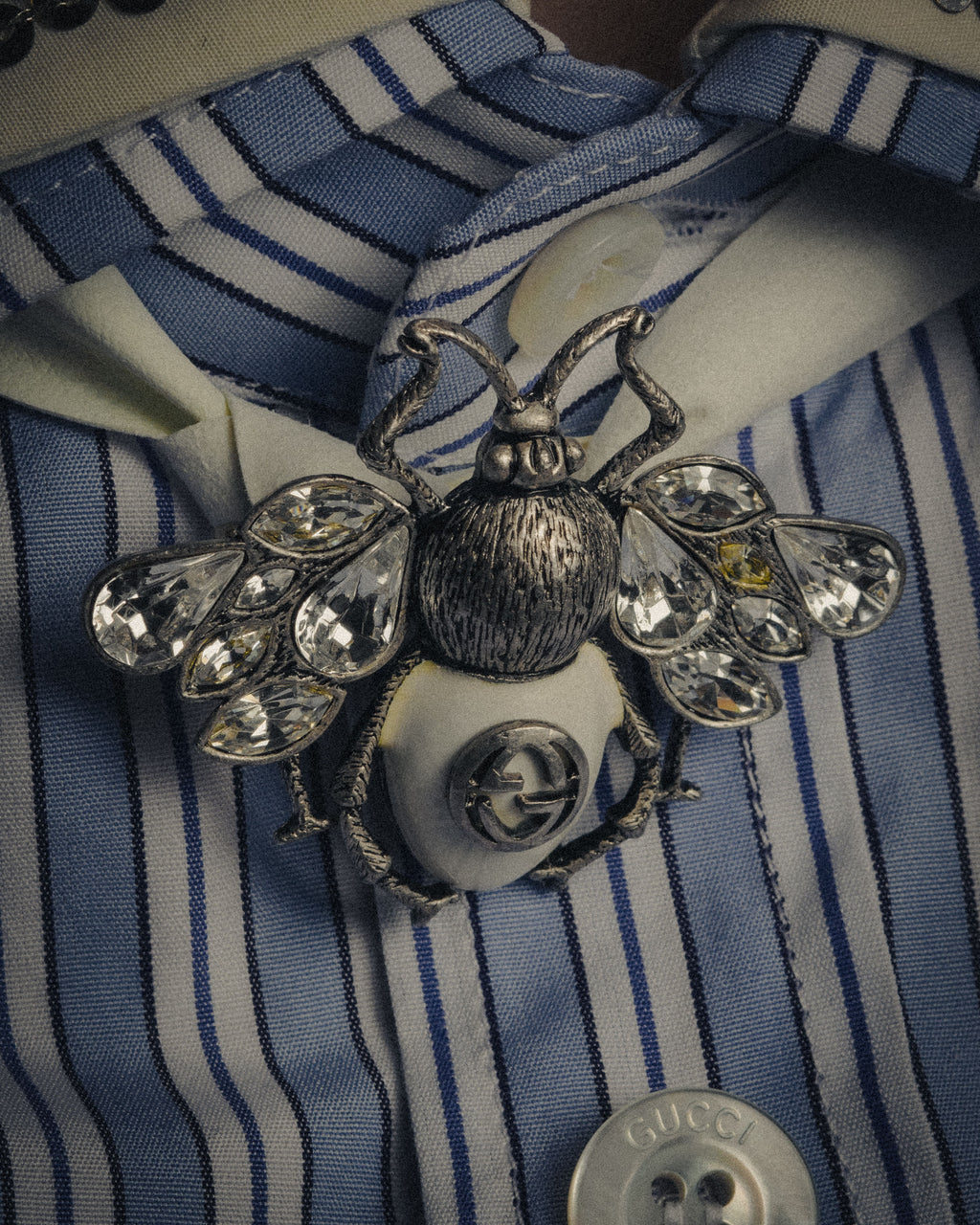–SPECIAL– “GUCCI” 2017- crystal bee brooch