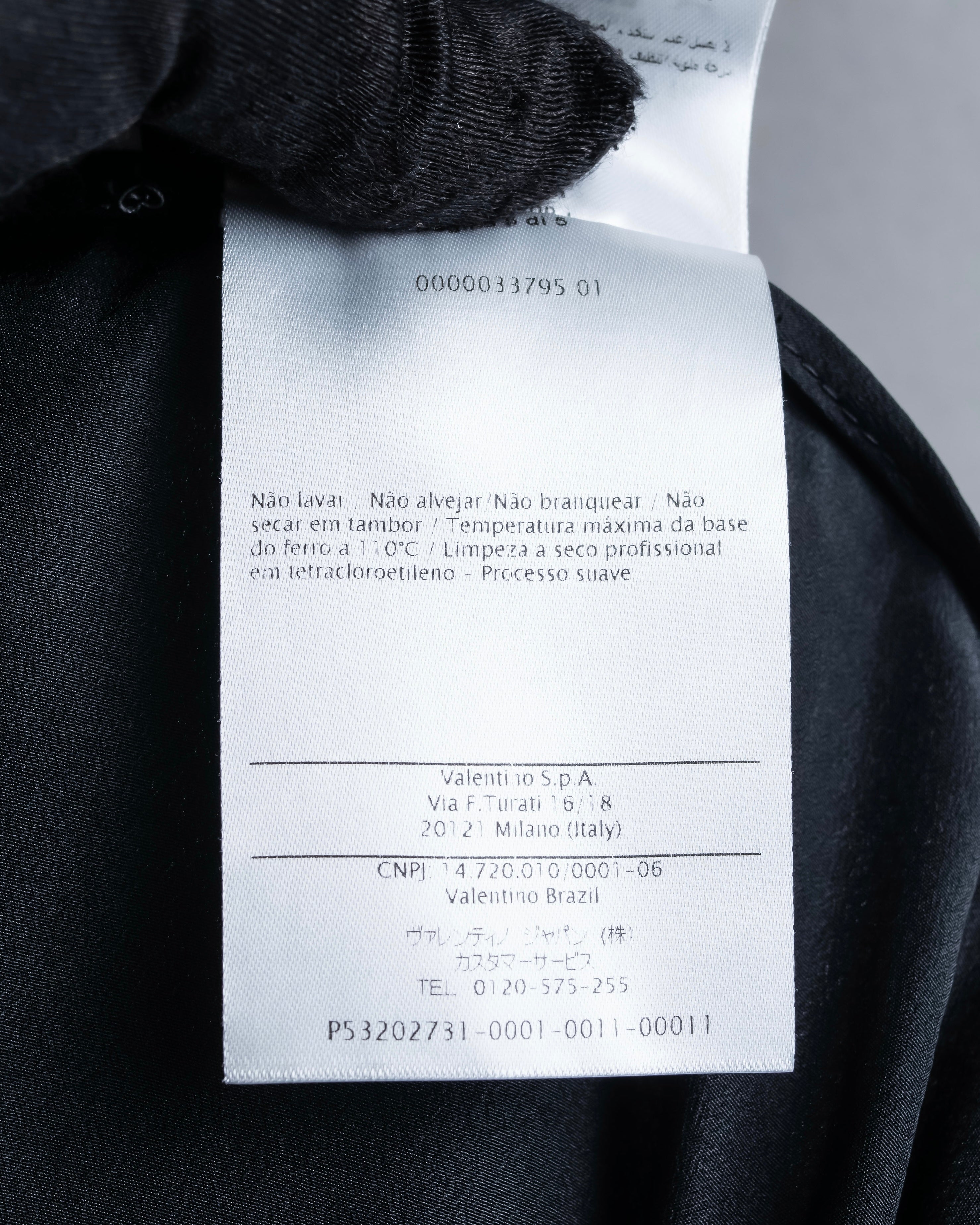 "RED VALENTINO" Polka dot pattern tulle flared skirt