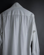 "COMME des GARCONS SHIRT" 01AW French cotton bowtie shirt