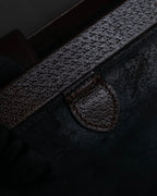 "BALENCIAGA" Circle lock design leather doctor bag