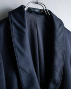 "GUCCI" Shawl collar glossy black jacket