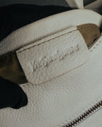 -SPECIAL- “Yves Saint Laurent” 2004-2011 Pilati era bow leather shoulder bag