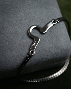 “Christian Dior” 70’s-80’s Horsebit motif chain bracelet