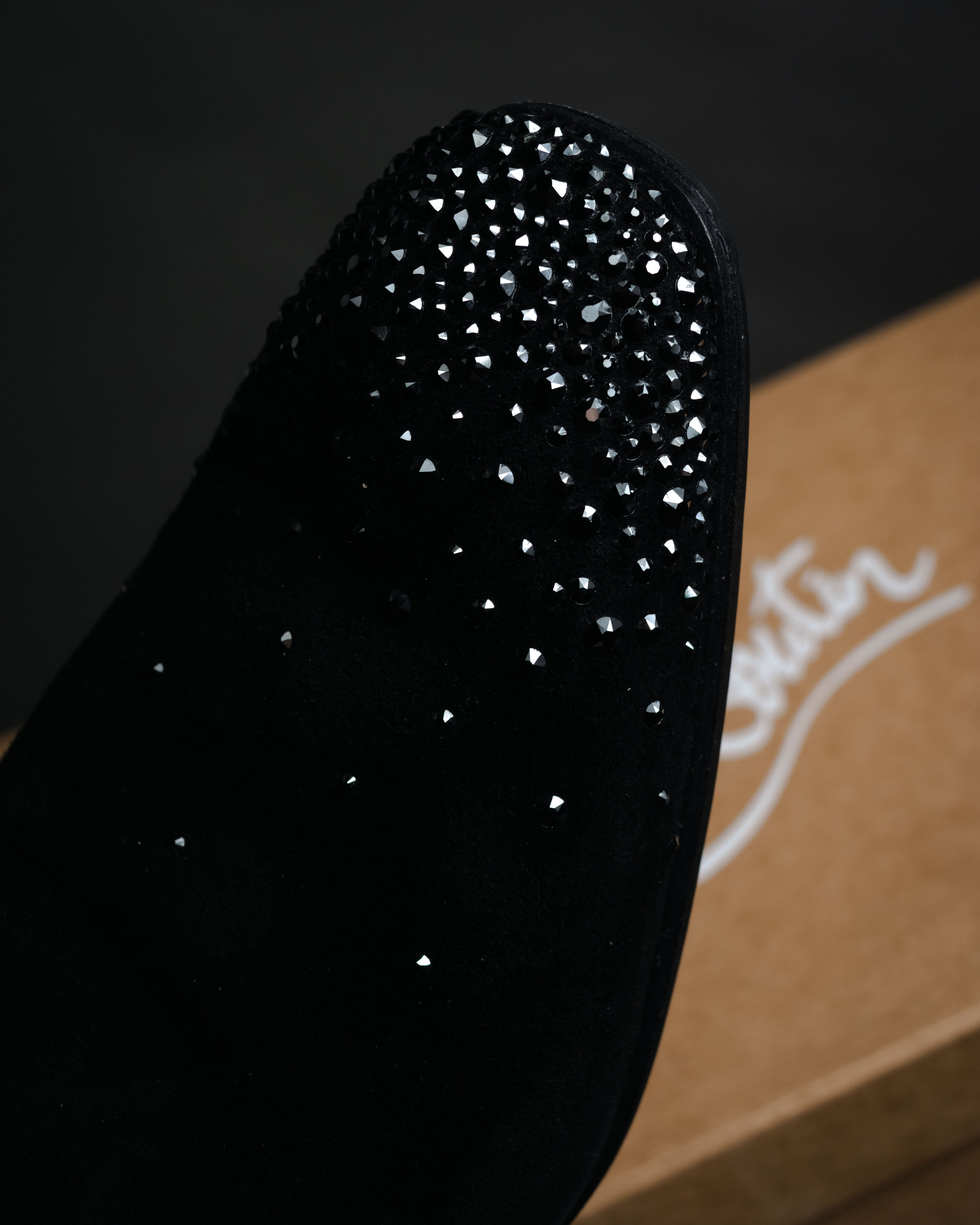 –SPECIAL– “Christian Louboutin”
21SS Crystal spike opera slipper shoes