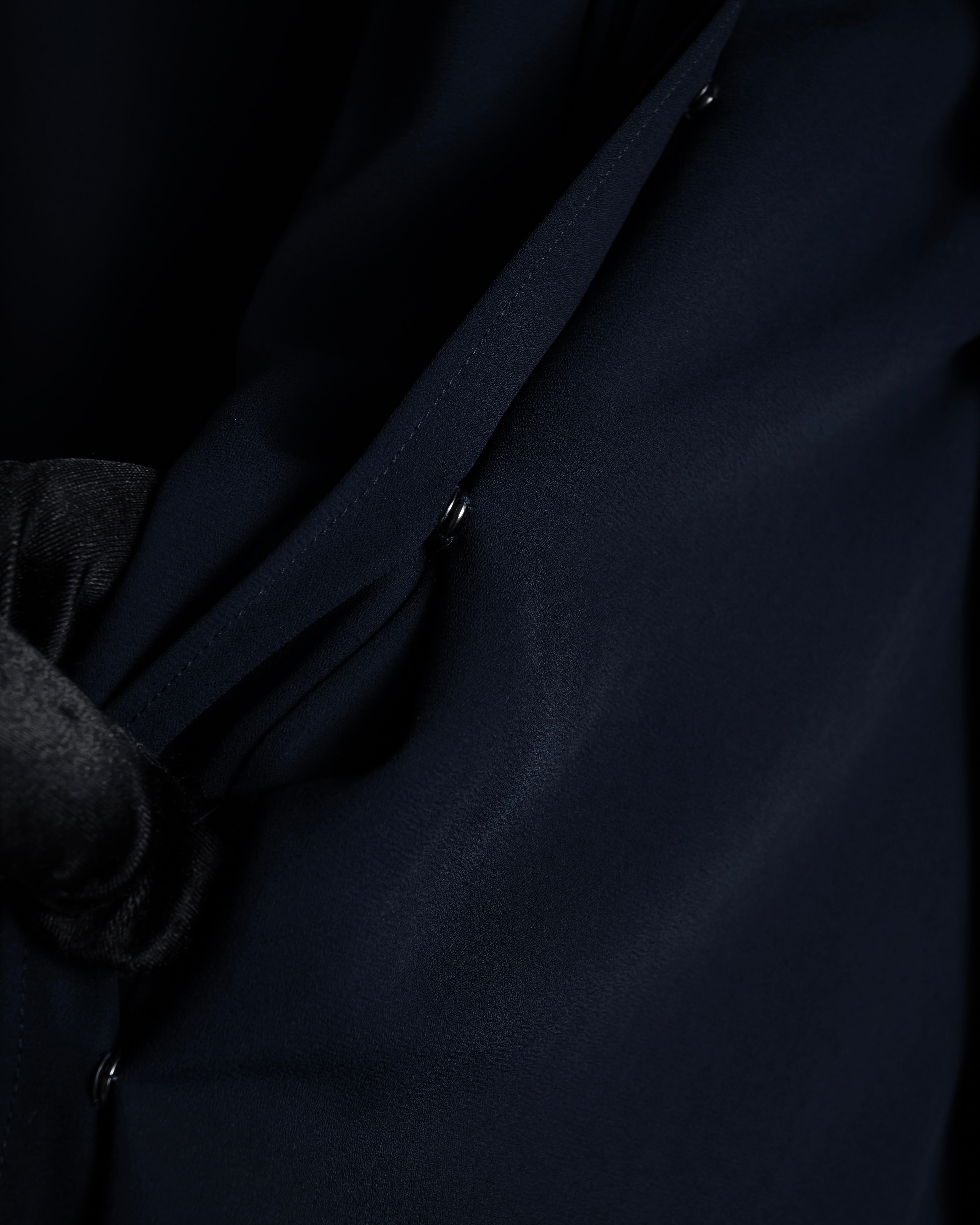 "Maison Margiela" 16SS Bow tie draping shirt