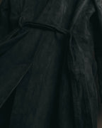 "WEEKEND Max Mara" 10's Soft suede goat leather robe coat