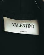 “VALENTINO” 2015-2018 Draped ruffle long coat