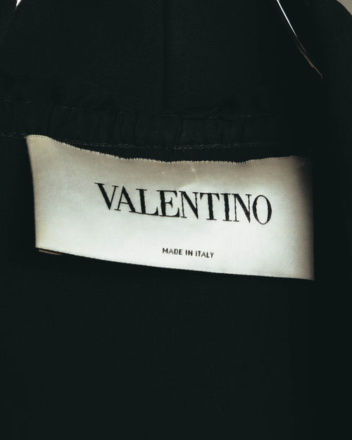 “VALENTINO” 2015-2018 Draped ruffle long coat