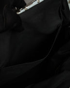 "JUNYA WATANABE COMME des GARCONS" Mixed tweed gathered detail clasp bag