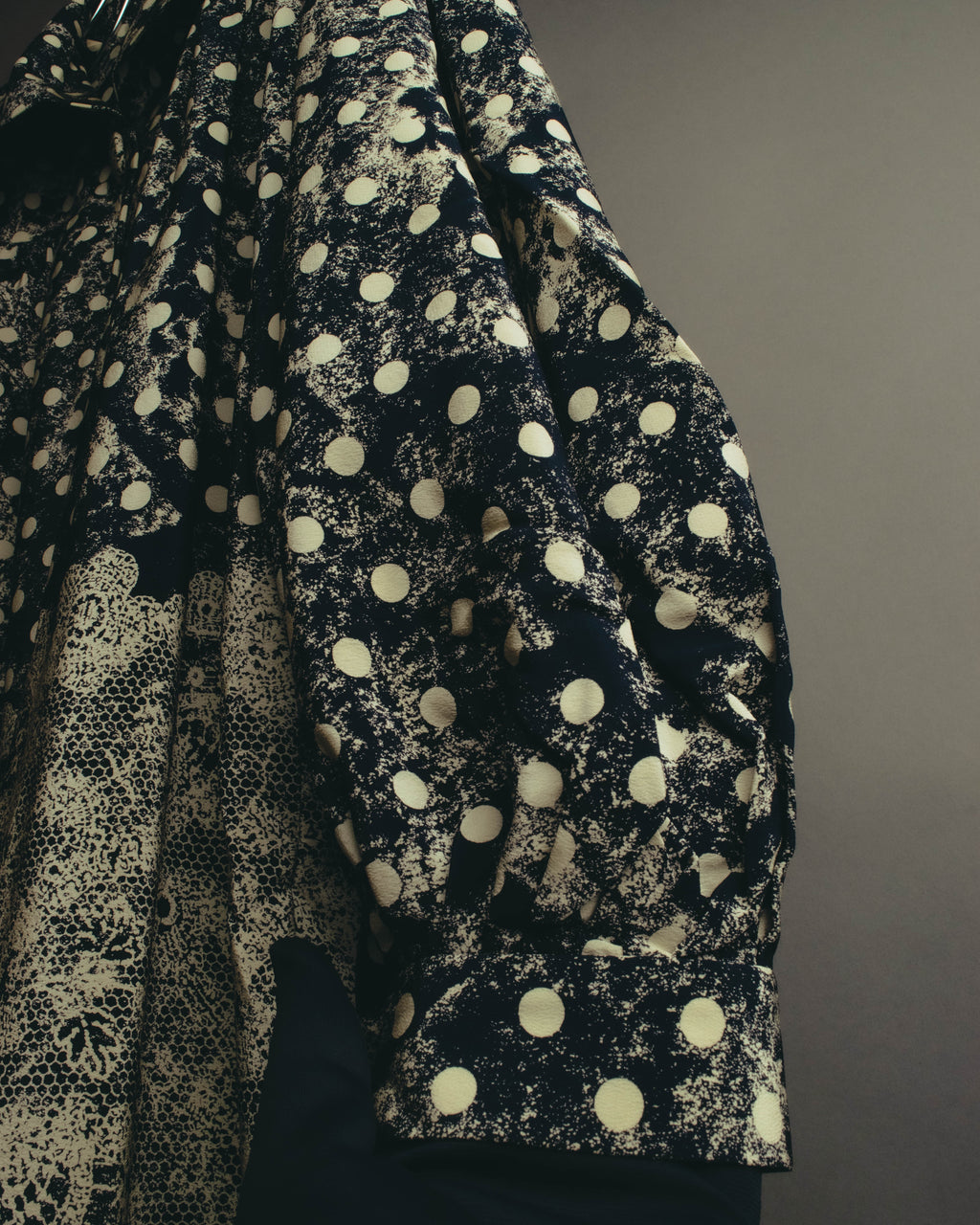 "Christian Dior" 80's-90's Elegant printed silk blouse