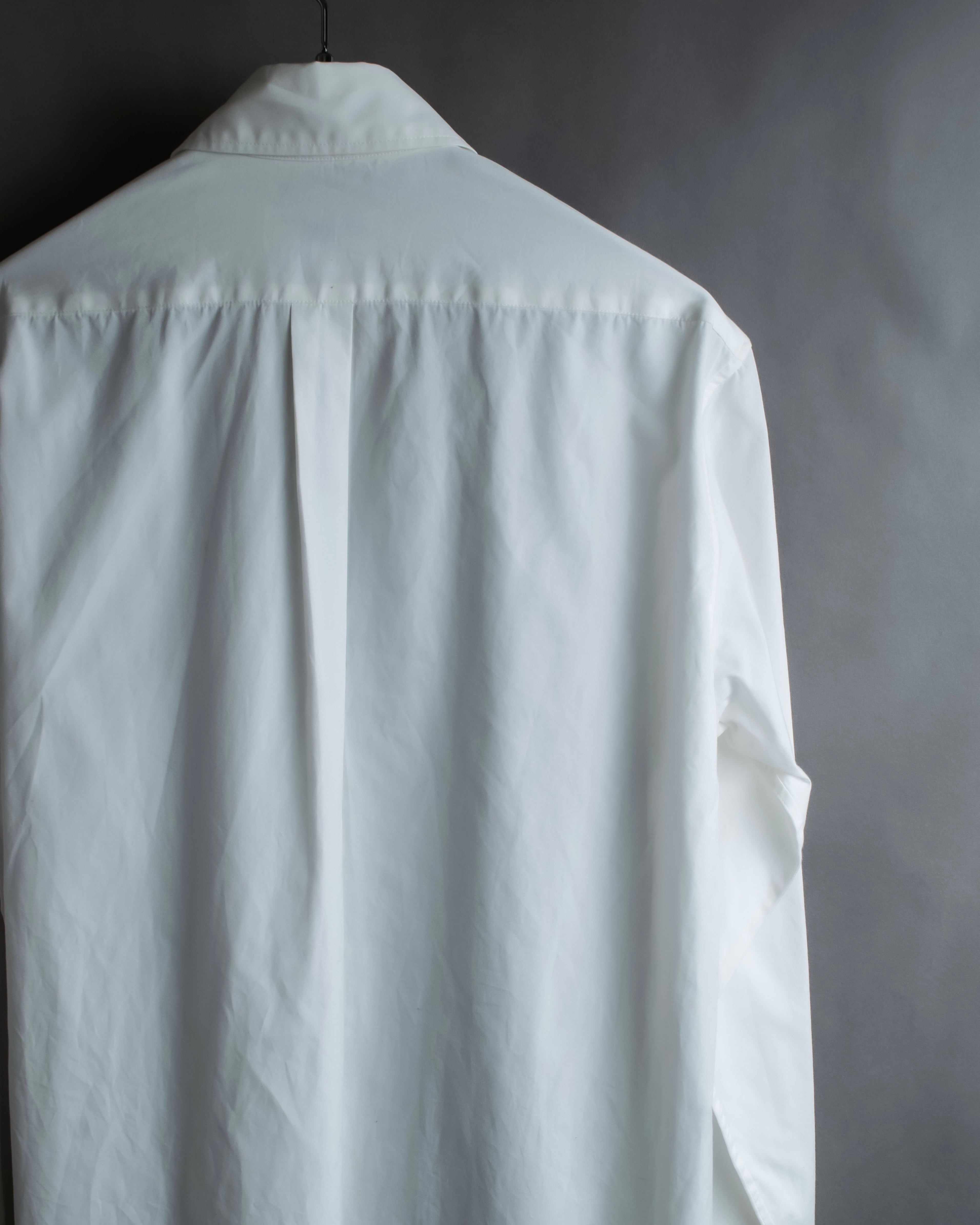 "Yohji Yamamoto POUR HOMME"
13AW Tuxedo vest fake layered design shirt