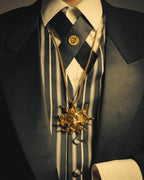 -SPECIAL- “HERMÈS” 90’s Sun face sculptural pendant necklace