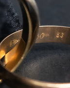 "Cartier" Gold Trinity Ring