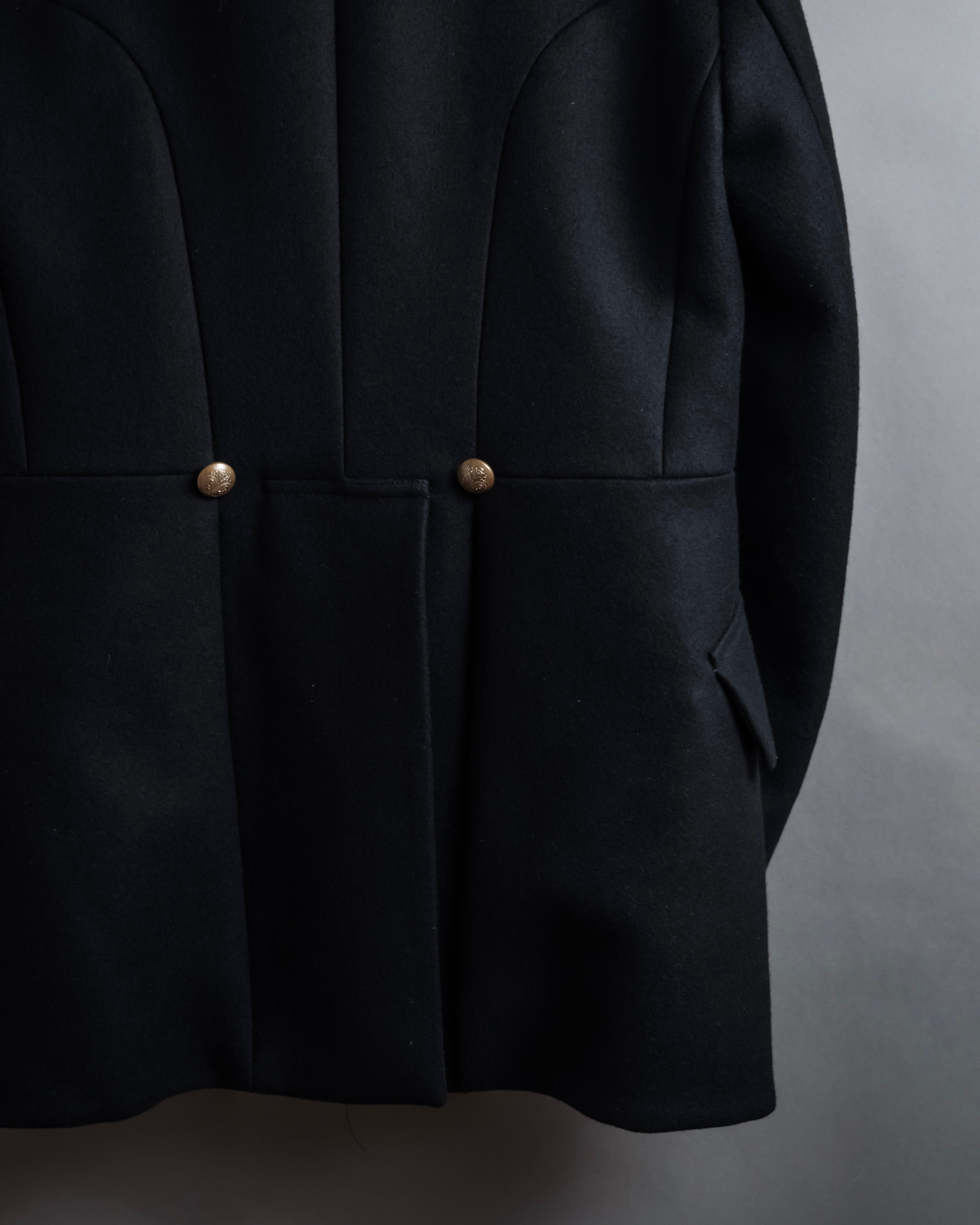 -SPECIAL- "GUCCI" 13'year-14'year Horse riding outfit motif velvet collar jacket