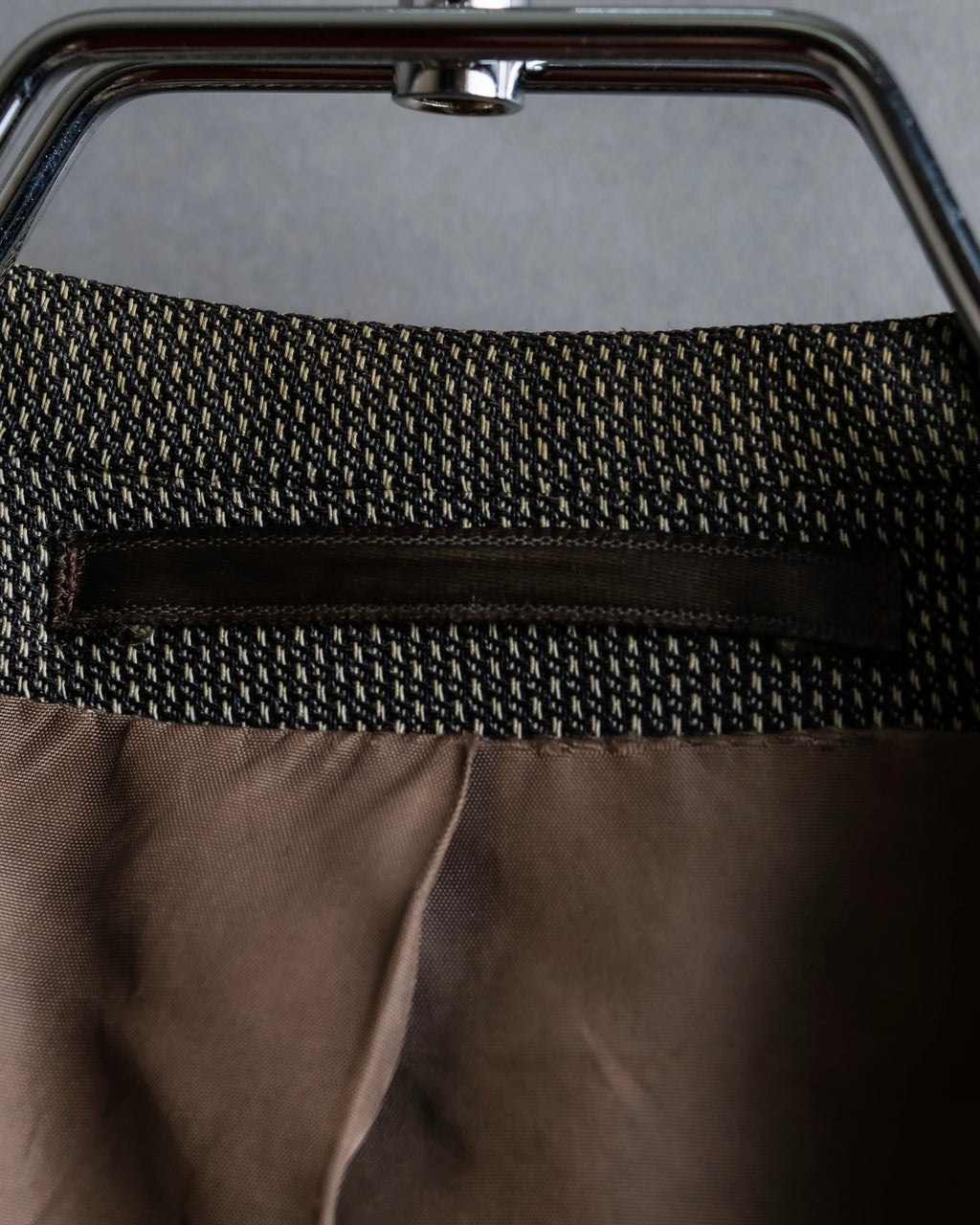 "HUGO BOSS" Woven pattern oversized 3 button tailored jacket