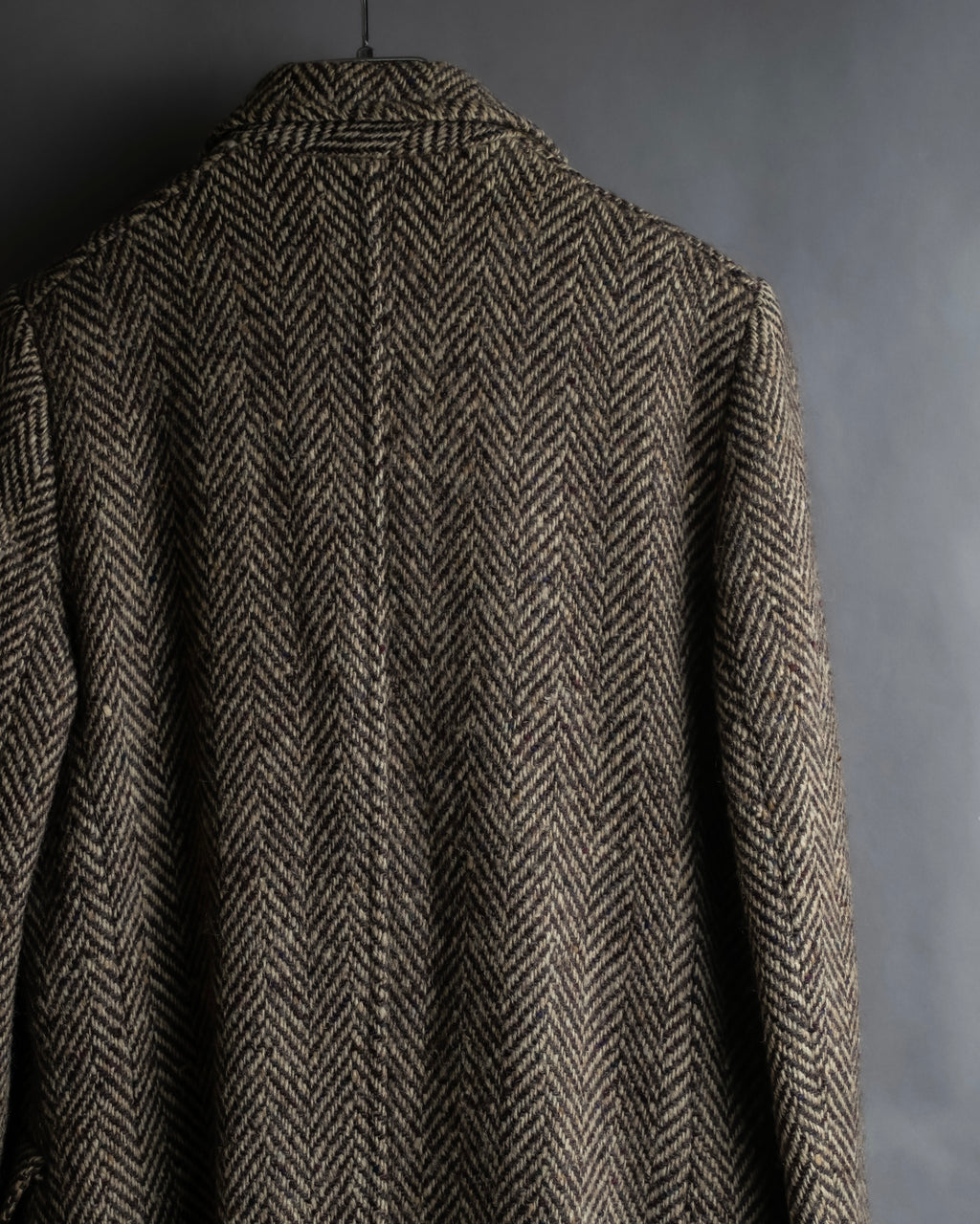Vintage irish tweed long coat