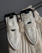 “Jean Paul Gautier” Double belted shoulder designed tank top