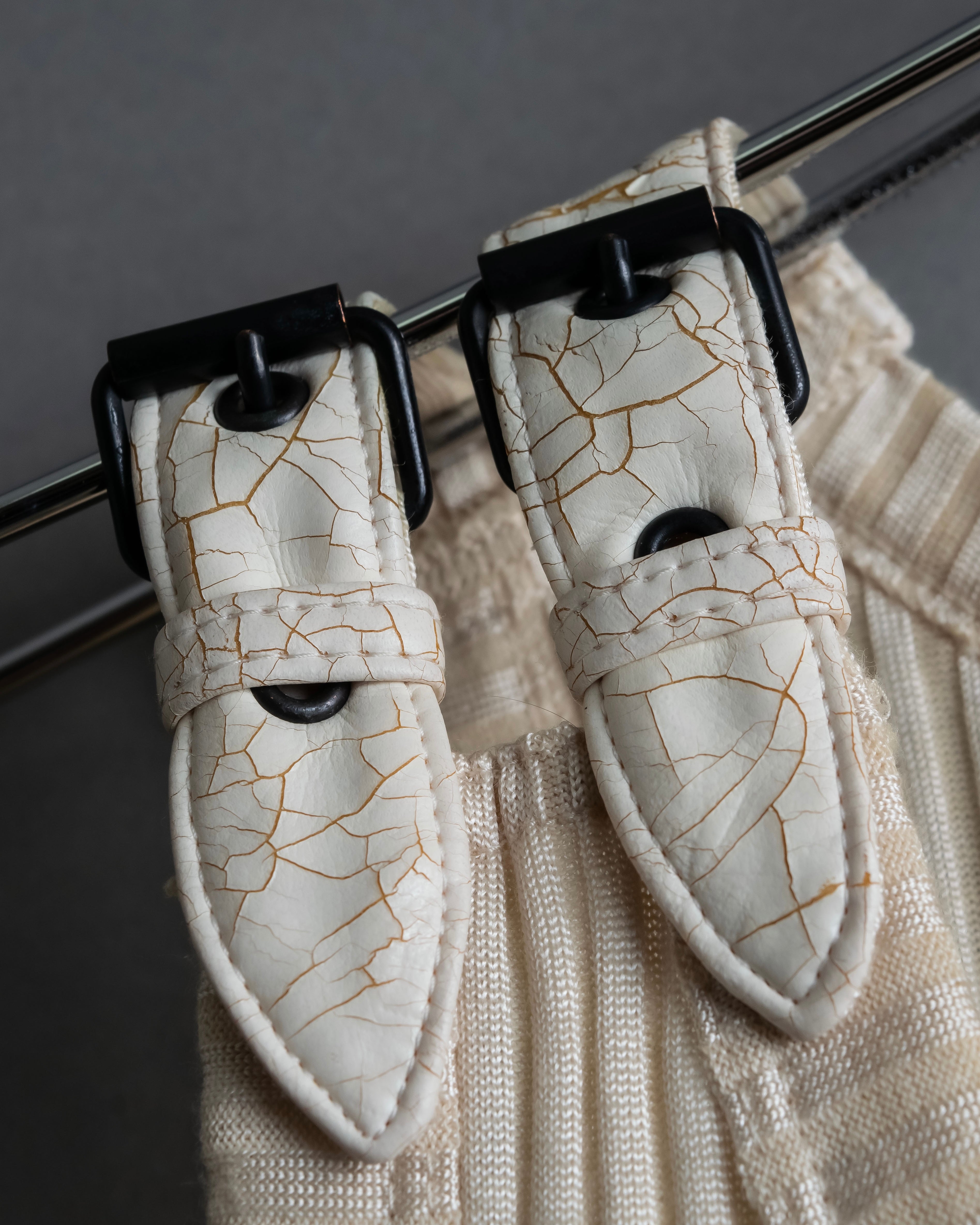 “Jean Paul Gautier” Double belted shoulder designed tank top