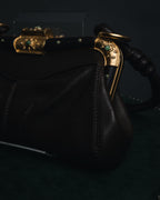 –SPECIAL– "VALENTINO GARAVANI"
00’s Jeweled frame leather bag