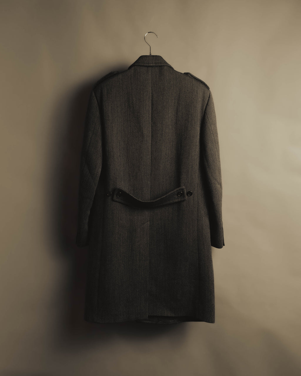 “GUCCI” Late 90’s-early 00’s military double breasted wool coat