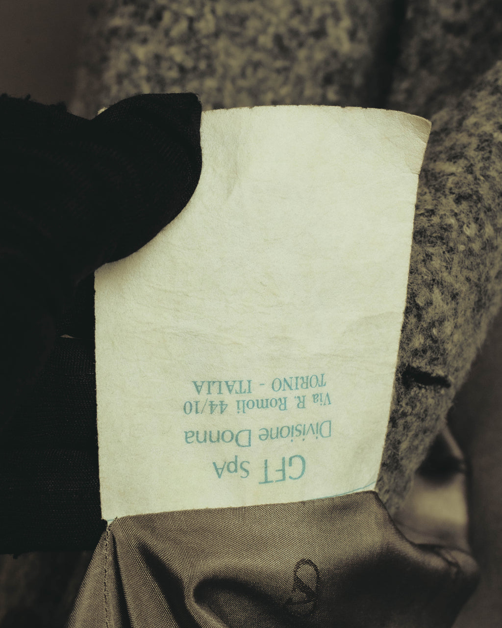 "VALENTINO BOUTIQUE" 80's Brushed alpaca skirt suit