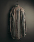 "GUCCI" 90's-00's Striped cotton button-down shirt