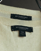 “BURBERRY LONDON” 00’s-10’s argyle cotton cardigan＆vest