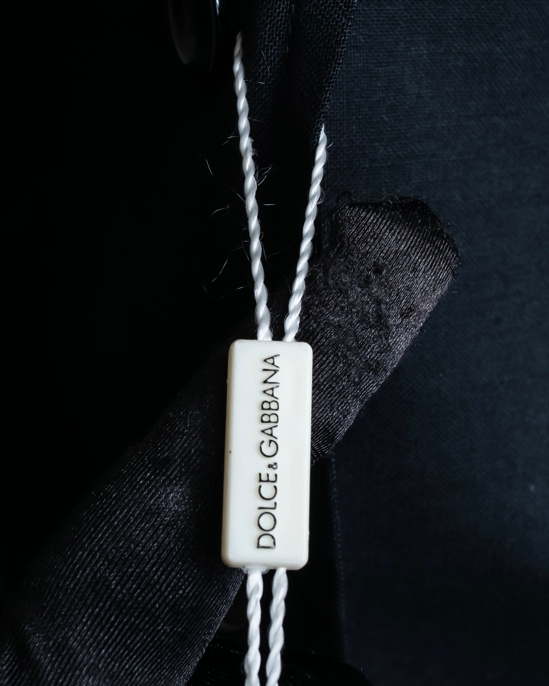 "DOLCE &amp; GABBANA" Waist shape wool soutien collar jacket