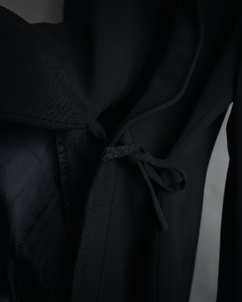 "Max Mara" 00’s Minimalist wrap-front structured jacket