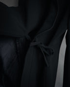 "Max Mara" 00’s Minimalist wrap-front structured jacket