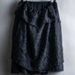 "LIMI feu" Washed layered fabric mid length skirt