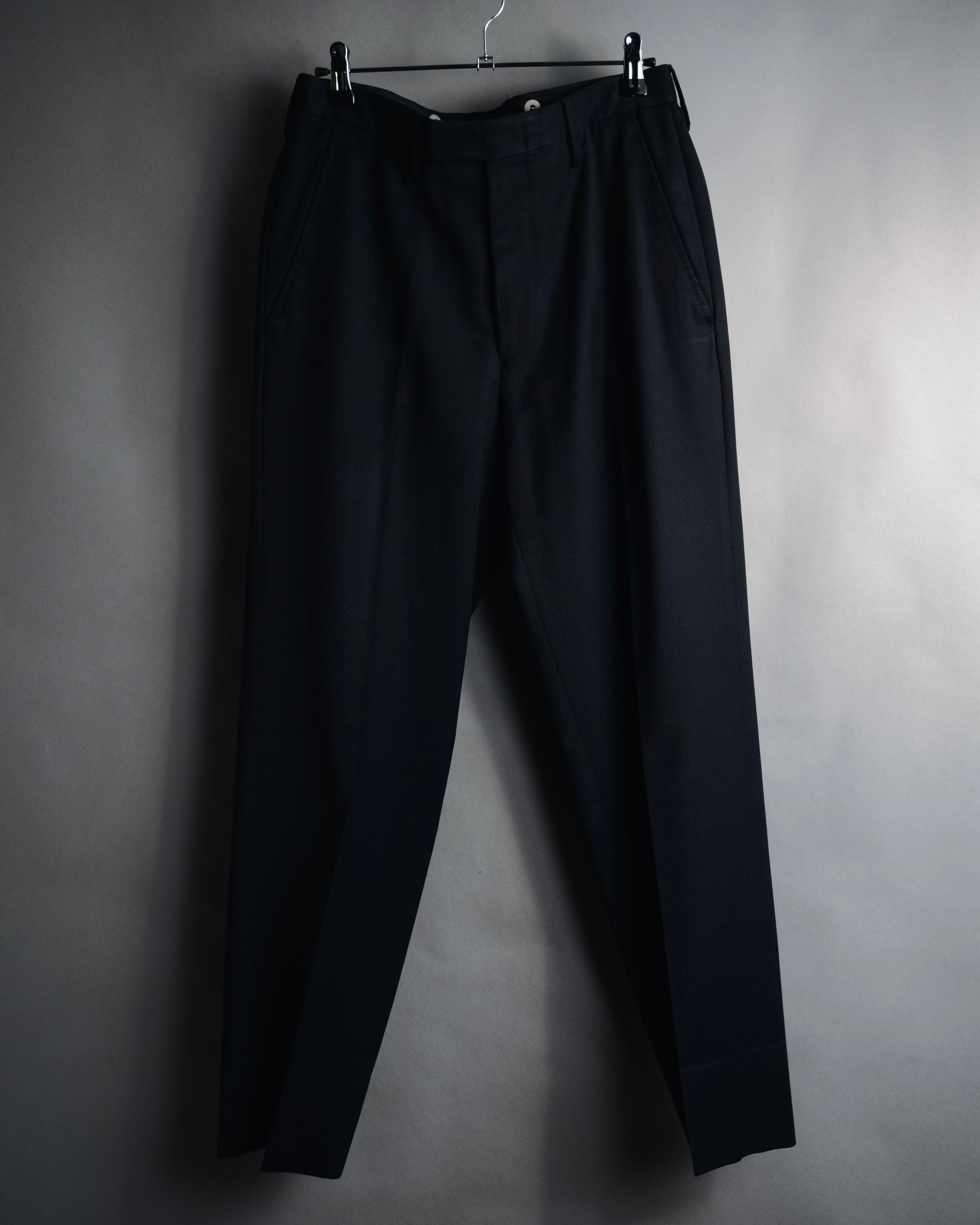 "GUCCI" 90’s-00’s Cashmere blend minimalist three button suit set