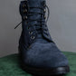 Vintage lace up design suede ankle boots