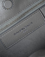 BALENCIAGA/ “Papier A6 ” Zip Around 2 Way Handbag Gray