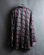 "Christian Dior" 100% silk paisley pajama set