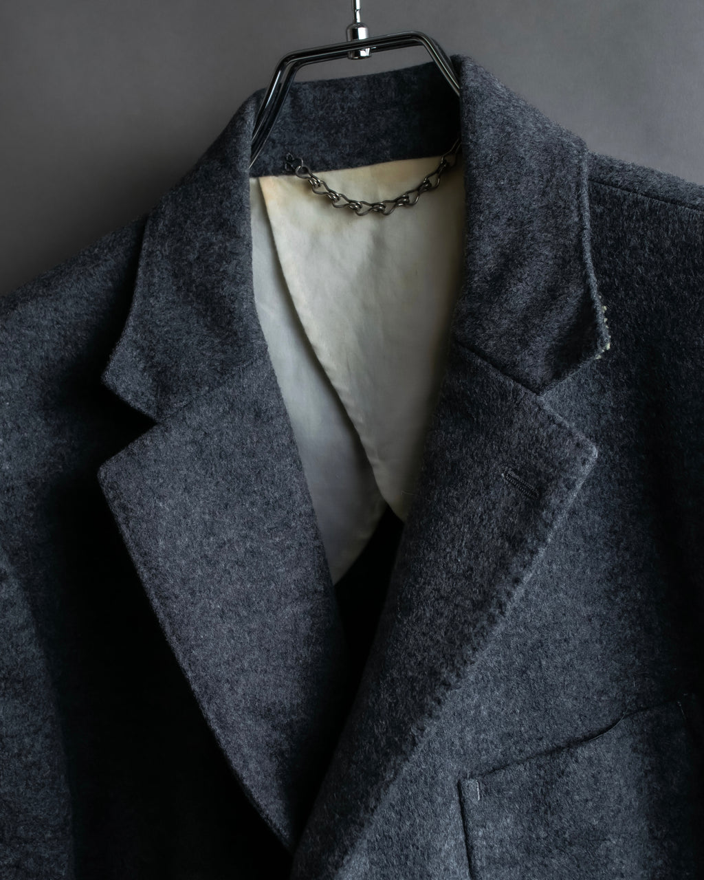 "MIHARA YASUHIRO" Hidden zip detail tailored jacket