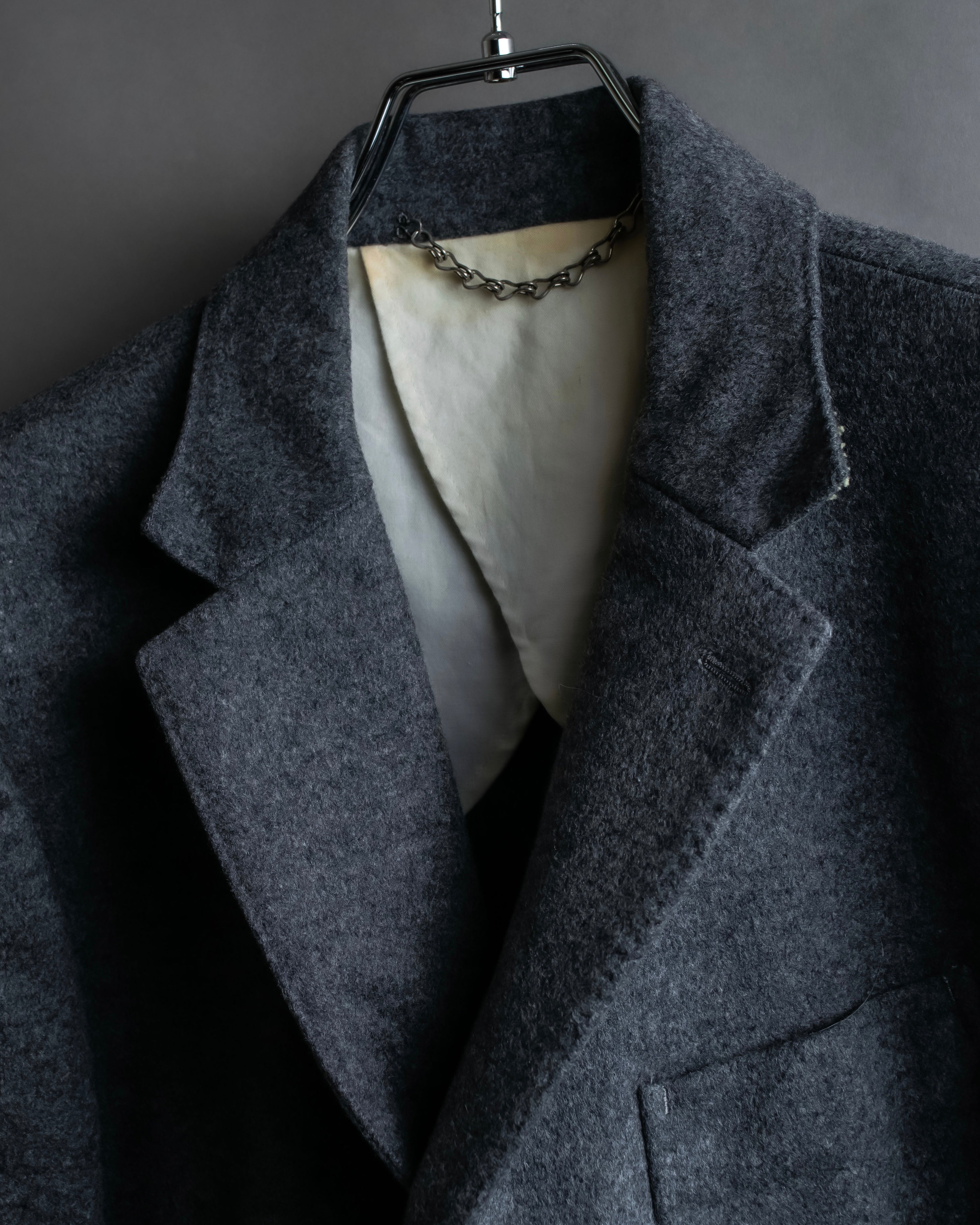 "MIHARA YASUHIRO" Hidden zip detail tailored jacket