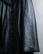 "GIANNI VERSACE COUTURE" Sheep skin oversized triangle color jacket