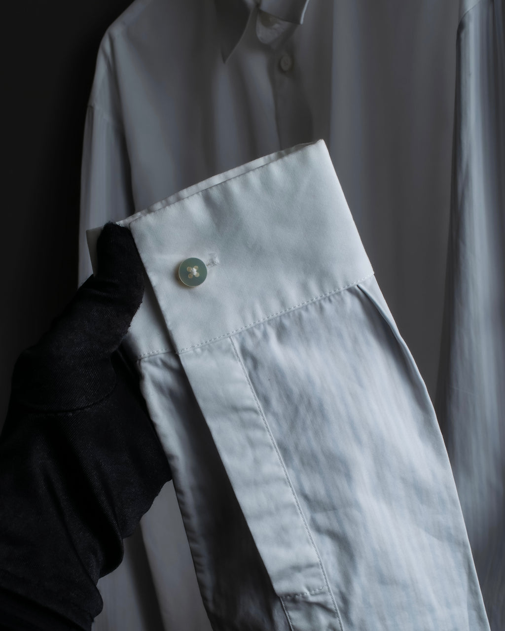 "MAISON MARGIELA" 17AW super long sleeve gimmick cotton shirt