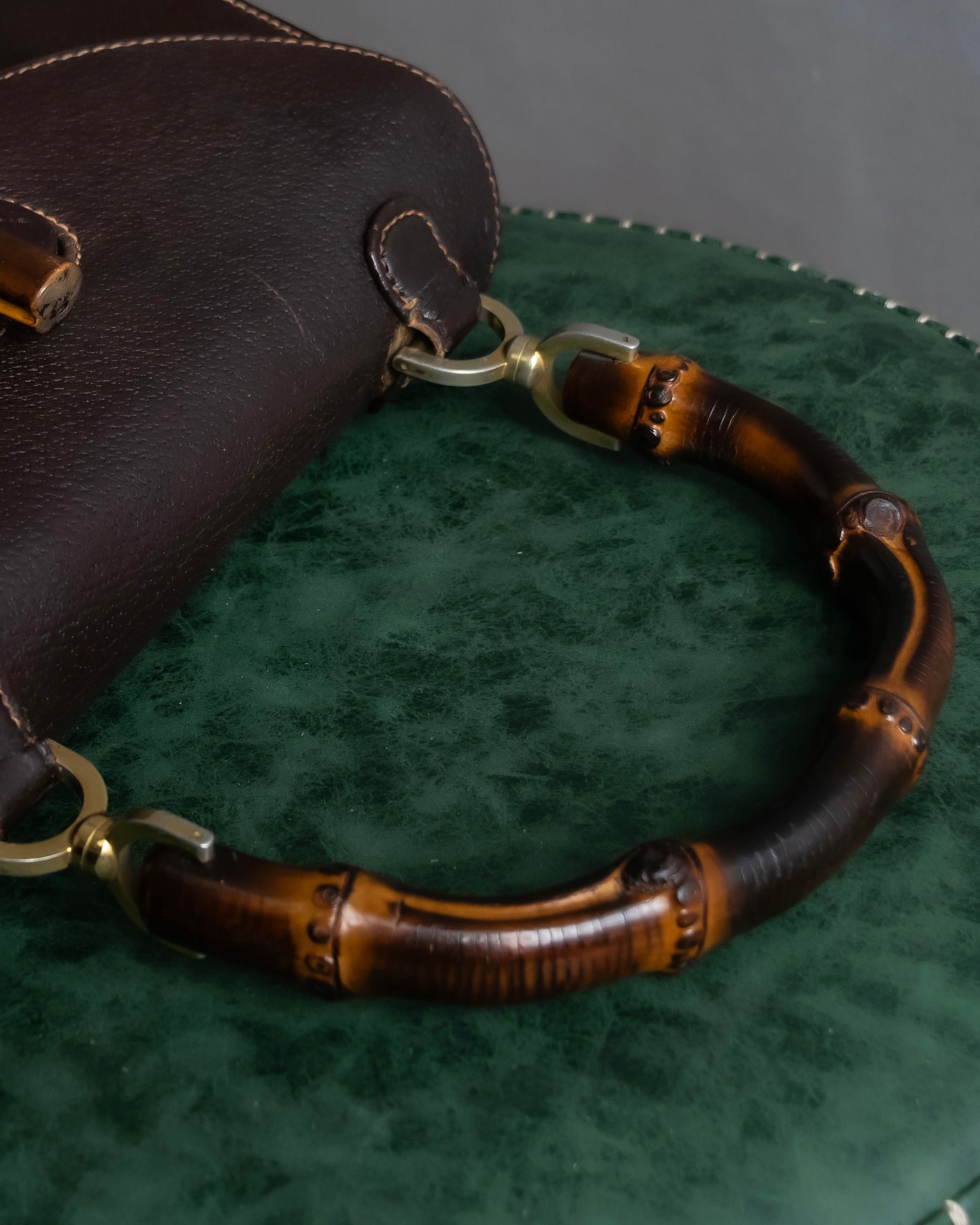 "GUCCI"「1947」 Bamboo handbag