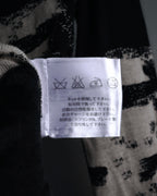 “CHANEL” 90’s-00’s Abstract grid knit top