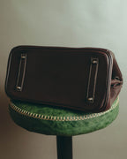 "Yves Saint Laurent" 90's-00's Classic textured leather structured top handle bag