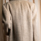 "FIODELLA RUBINO" Brushed beige double breasted chester coat