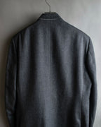 "Christian Dior" Metal button double-breasted tailored jacket