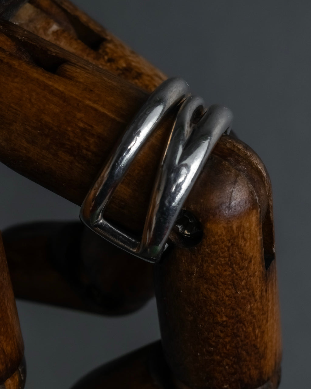 "Tiffany&Co" Open diagonal silver925 ring